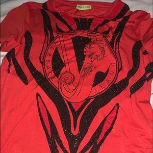 Versace Jeans Red Logo Tee